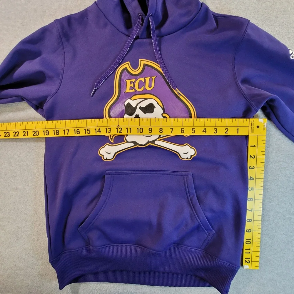 Adidas ECU Pirates Hoodie Mens Small Purple Climawarm Sweatshirt M34638 AV1008
